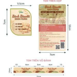 Bánh Biscotti Eden Farm